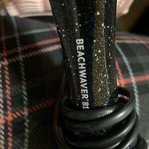 BEACHWAVER B1 Black Glitter NWOT